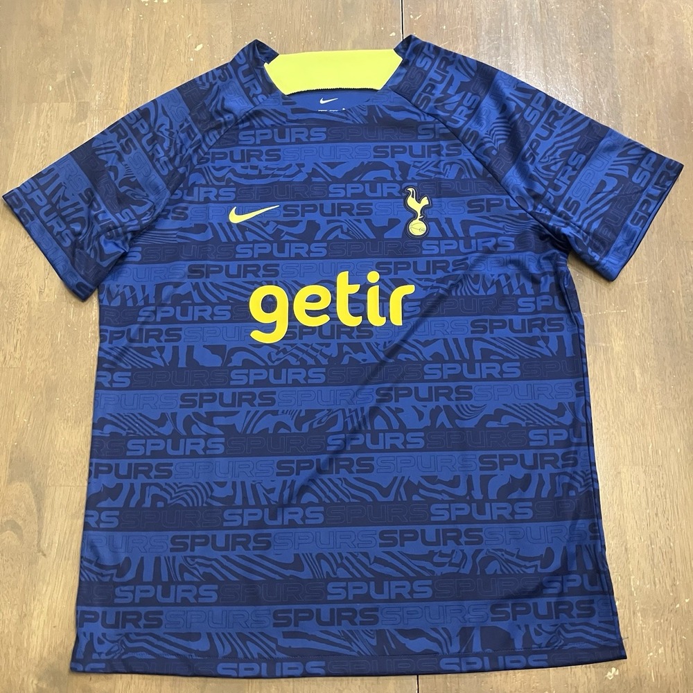 Tottenham Hotspur Nike Dri-Fit Training Top 2023/24 Getir Men's XL blue Athletic